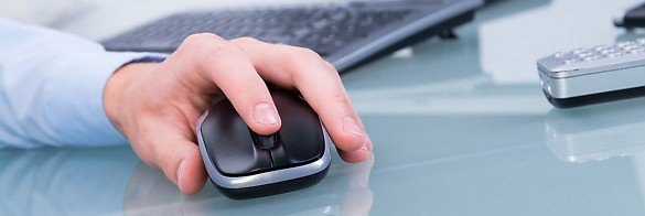 Hand mit Maus