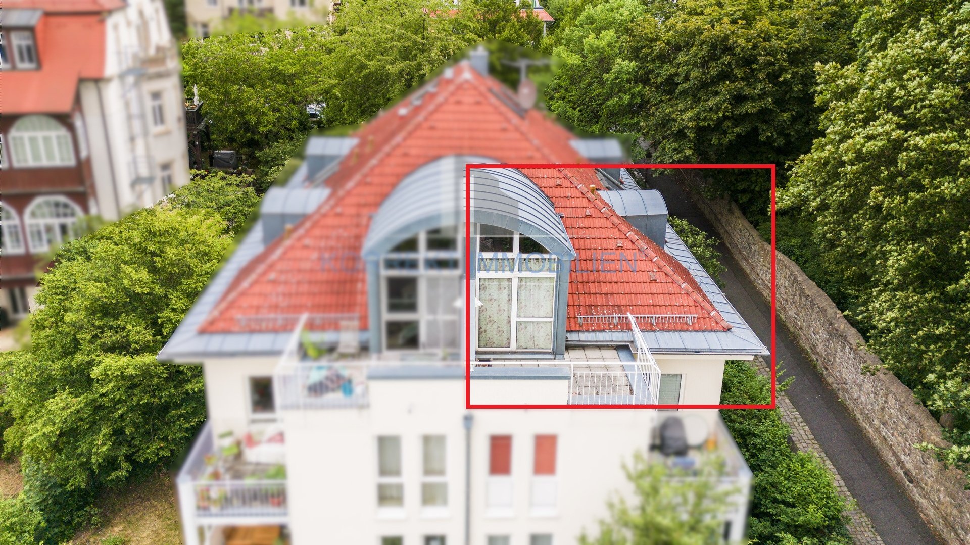 Dachgeschosswohnung mit Panoramablick