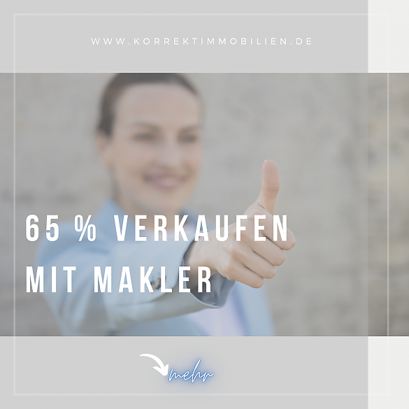 verkaufen mit Makler
