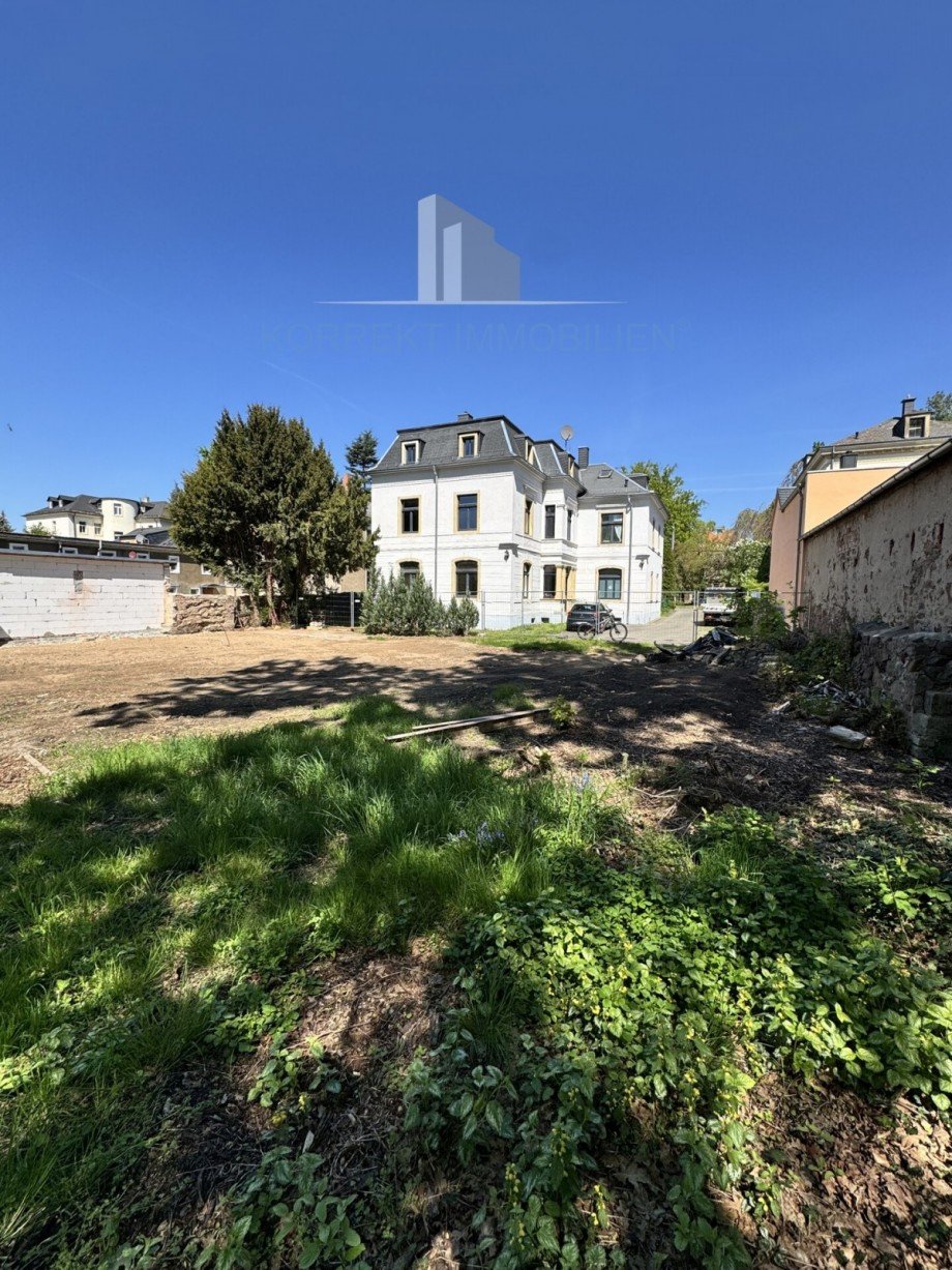 Blick nach Norden Doppelhaush�lfte Radebeul