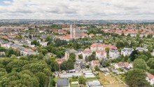 Aussicht �bers Elbtal bis nach Dresden-West Single-Maisonette in Trachau/Wilder Mann. �ber den D�chern Dresdens mit Balkon & Panoramablick.