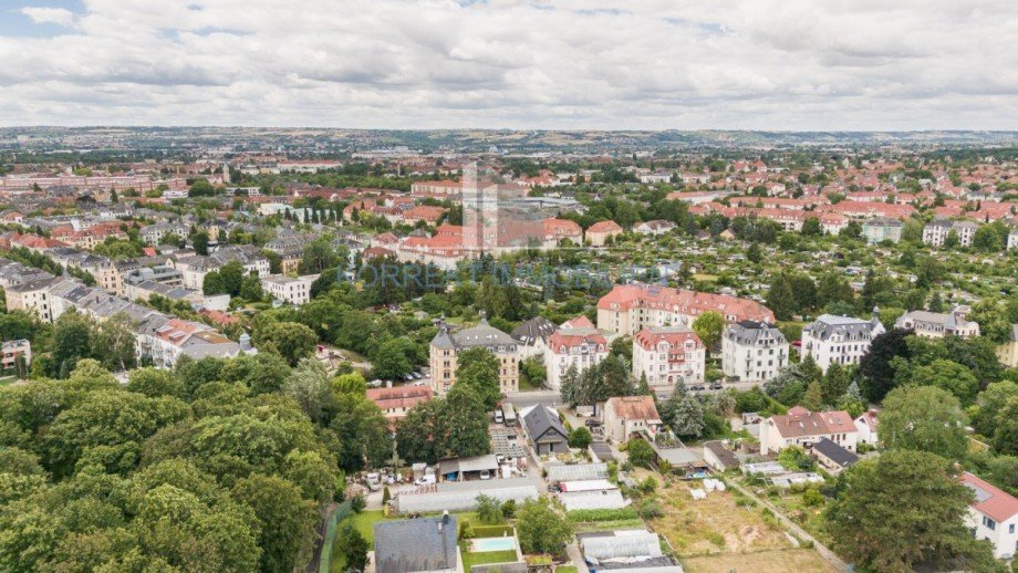 Aussicht �bers Elbtal bis nach Dresden-West Dachgeschosswohnung Dresden