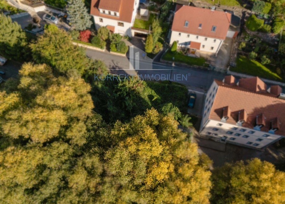 Draufsicht Wohngrundst�ck Dresden