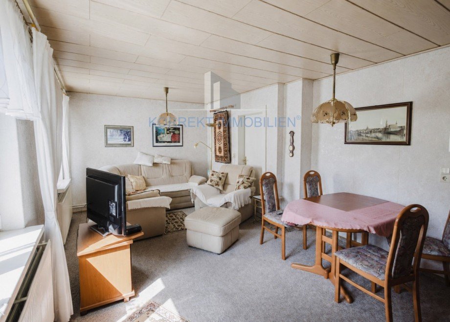 Wohnzimmer Doppelhaush�lfte Coswig
