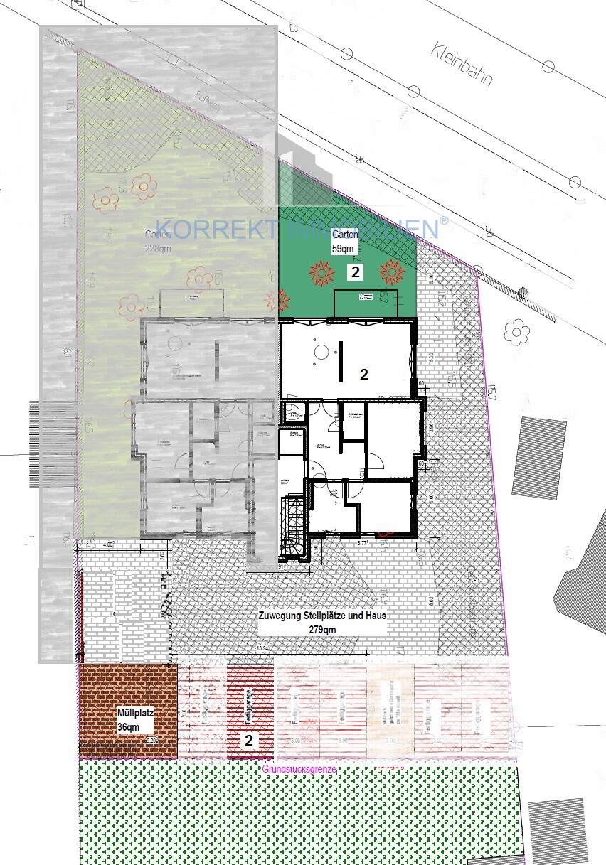 Lageplan EG rechts Erdgeschosswohnung Radebeul