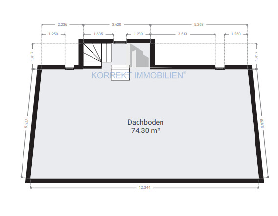 Spitzboden Mehrfamilienhaus Mei�en