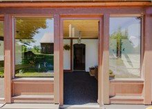 Vorhaus - Wintergarten �kologisch sanierter Dreiseitenhof in Alleinlage | 11.592 m� Grundst�ck | Ferienwohnungen | Nationalpark S�chsische Schweiz in Struppen, bei Pirna - unweit der LH Dresden. Wohnen, wo andere Urlaub machen.