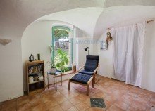 Gew�lbezimmer �kologisch sanierter Dreiseitenhof in Alleinlage | 11.592 m� Grundst�ck | Ferienwohnungen | Nationalpark S�chsische Schweiz in Struppen, bei Pirna - unweit der LH Dresden. Wohnen, wo andere Urlaub machen.