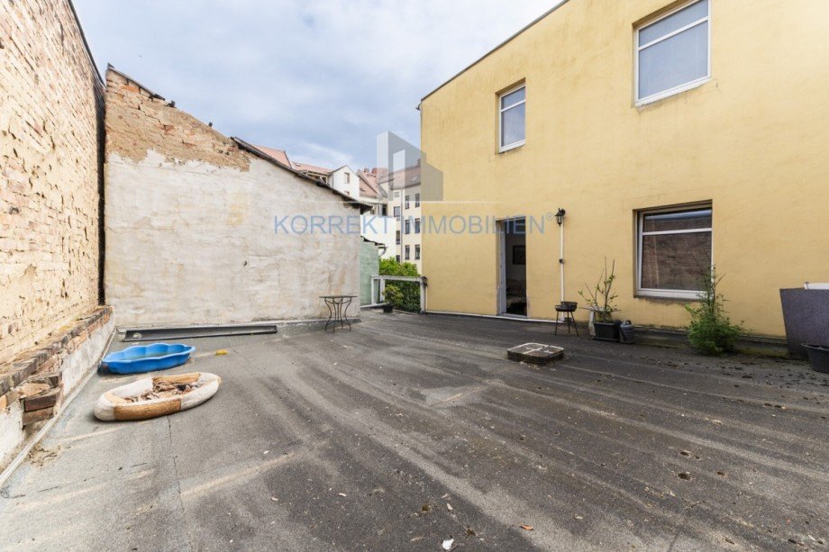 Dachterrasse Seitengeb�ude Mehrfamilienhaus Mei�en