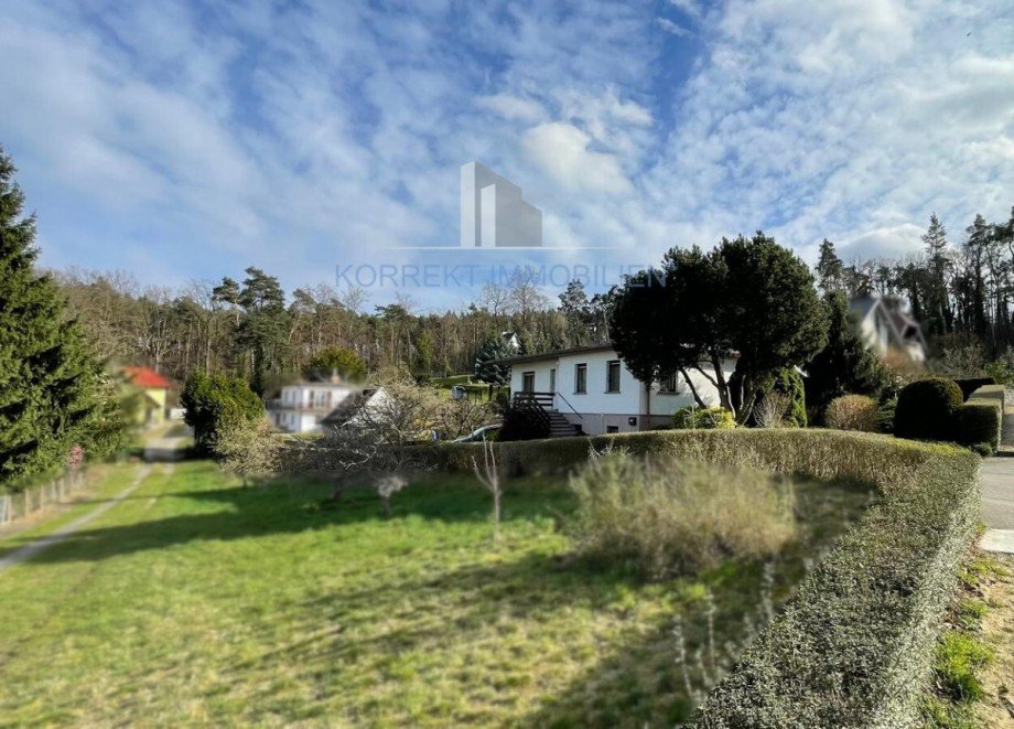 Ansicht des Bungalows von Nordwesten Einfamilienhaus Gro�kmehlen