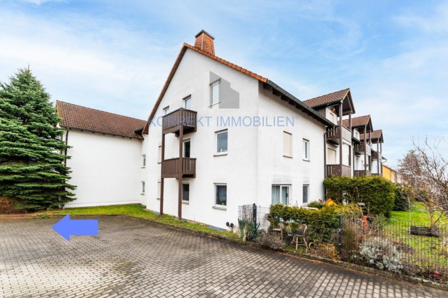 Stellplatzansicht Maisonettewohnung Weinb�hla