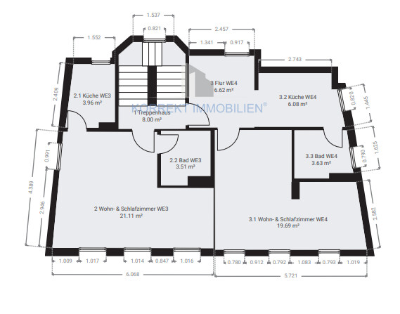 1. Obergeschoss Mehrfamilienhaus Mei�en