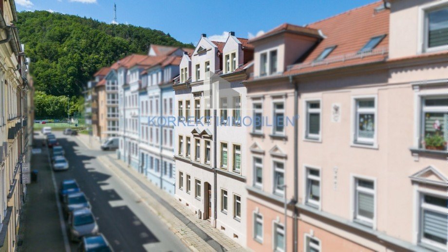 Stra�enansicht_2 Mehrfamilienhaus Mei�en