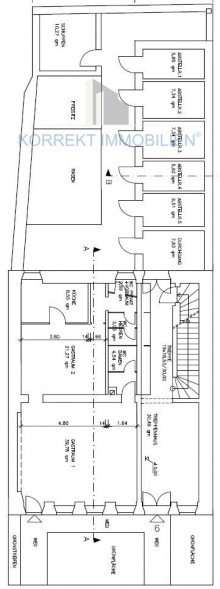 GR Bestand Erdgeschoss Attraktives Investment: Umnutzung eines Mehrfamilienhauses zu modernen Studentenapartments