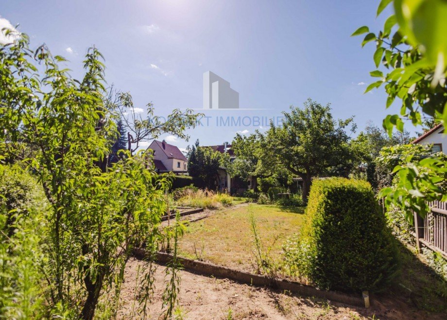 Garten - Blick nach S�den Doppelhaush�lfte Coswig