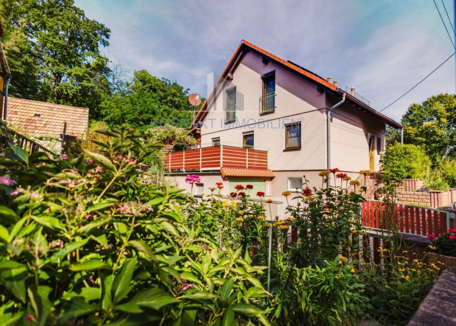 Blick auf die S�dostseite Einfamilienhaus Klipphausen