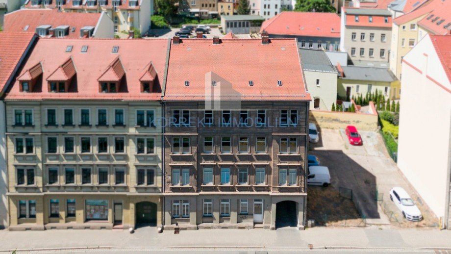 Stra�enansicht Mehrfamilienhaus Mei�en