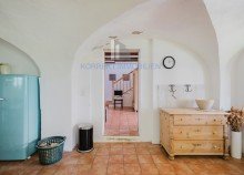 Gew�lbezimmer �kologisch sanierter Dreiseitenhof in Alleinlage | 11.592 m� Grundst�ck | Ferienwohnungen | Nationalpark S�chsische Schweiz in Struppen, bei Pirna - unweit der LH Dresden. Wohnen, wo andere Urlaub machen.