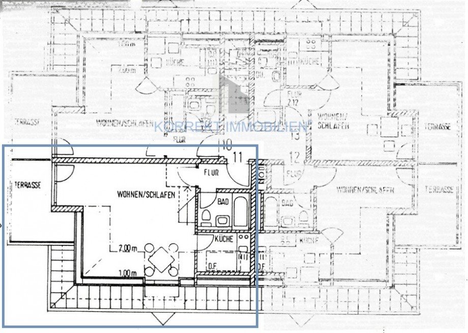 Grundriss DG Dachgeschosswohnung Dresden