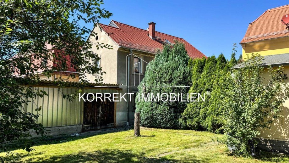 R�ckseite mit Nebengeb�ude Wohn- / Gesch�ftshaus Dresden