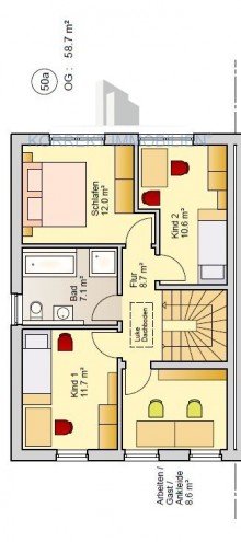 Obergeschoss Erstbezug 2026: REH mit Garten & S�dwest-Terrasse | 5 Zimmer | A+  Effizienz| Toplage in Dresden-Zschertinitz (Unin�he) ** Kaufpreis: 5.442 EUR/qm **