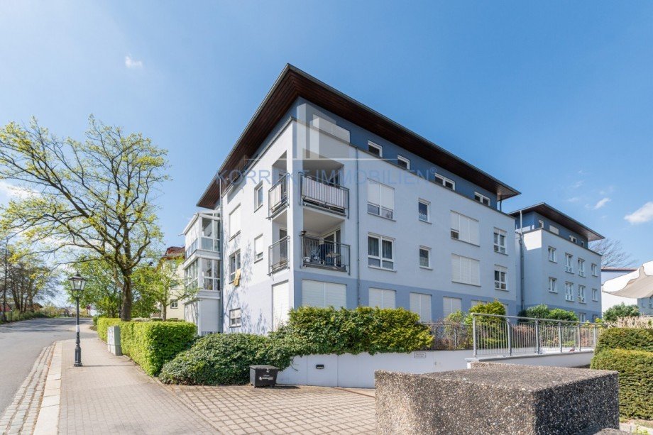 Stra�enansicht Terrassenwohnung Dresden