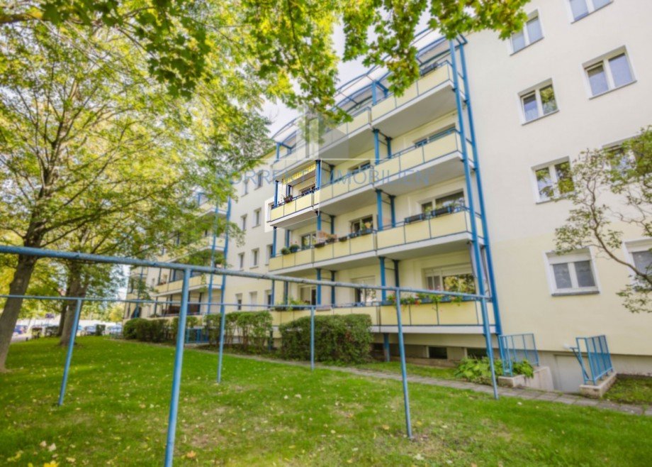 Balkonansicht Etagenwohnung Dresden