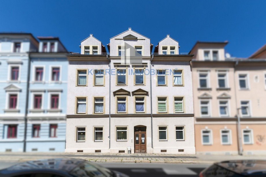 Stra�enansicht Mehrfamilienhaus Mei�en
