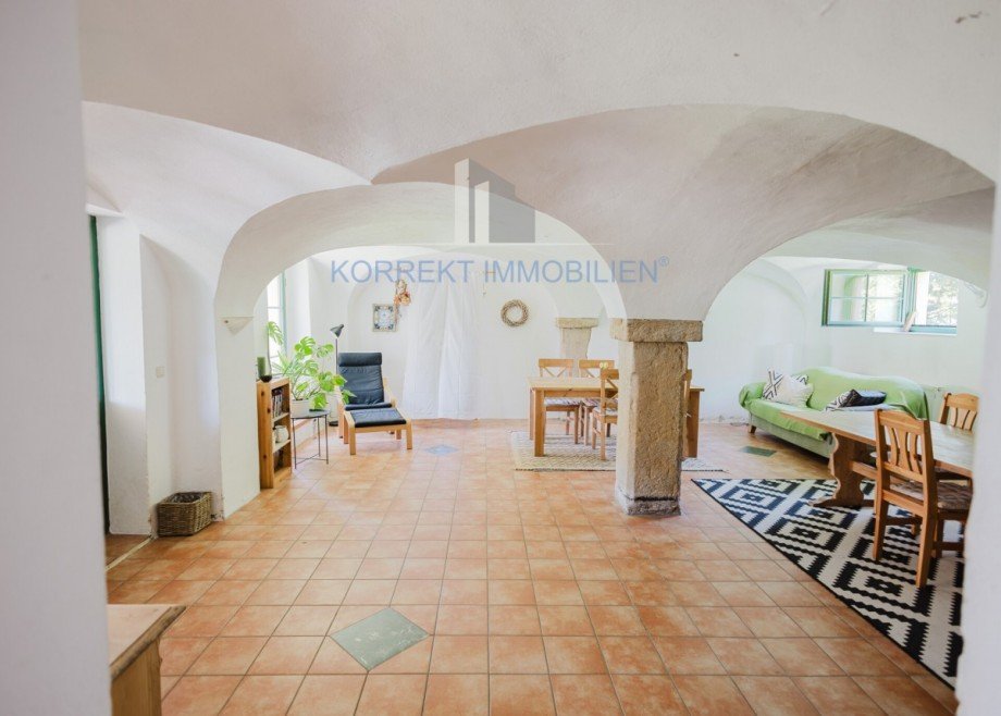 Gew�lbezimmer Bauernhaus Struppen