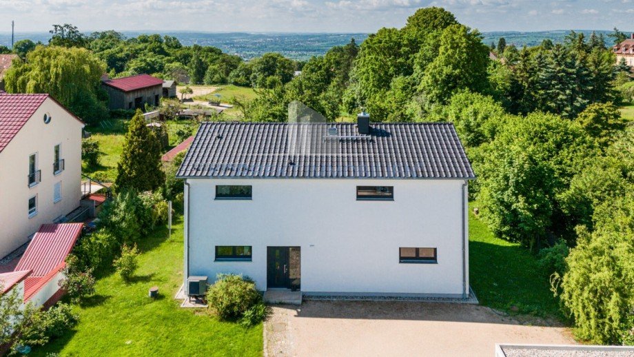 Eingangsbereich von oben Einfamilienhaus Radebeul