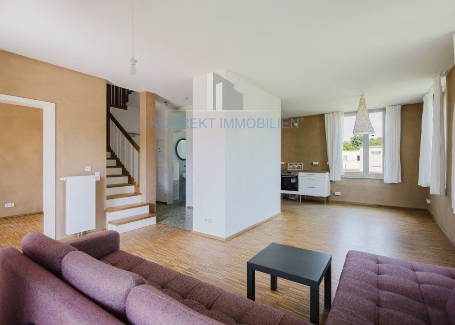 Wohnzimmer Maisonettewohnung Dresden