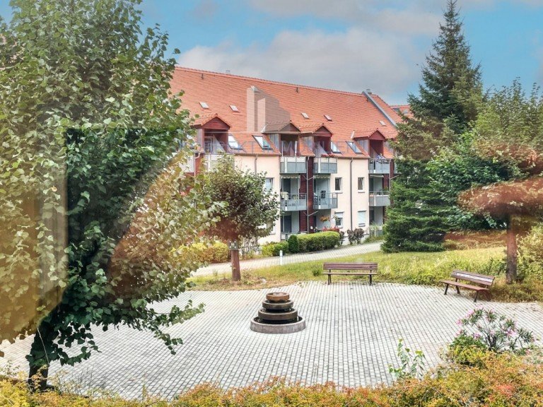 Au�enansicht Bannewitz Wohnung Solide Kapitalanlage oder k�nftiger Alterswohnsitz / Gepflegte 2-Zimmer-ETW im etablierten Seniorenwohnpark Bannewitz/ im S�den von Dresden.