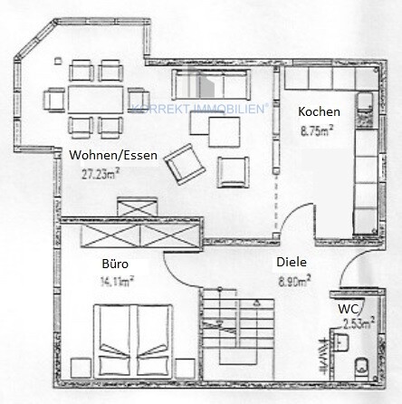 Grundriss Erdgeschoss Einfamilienhaus Halsbr�cke