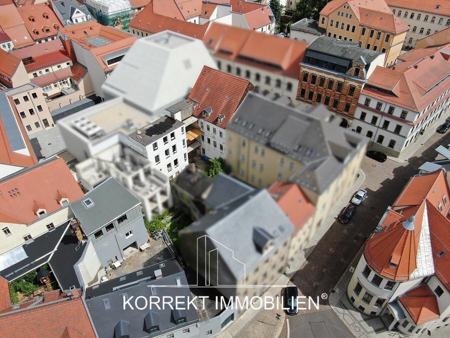 Luftaufnahme Mehrfamilienhaus Freiberg