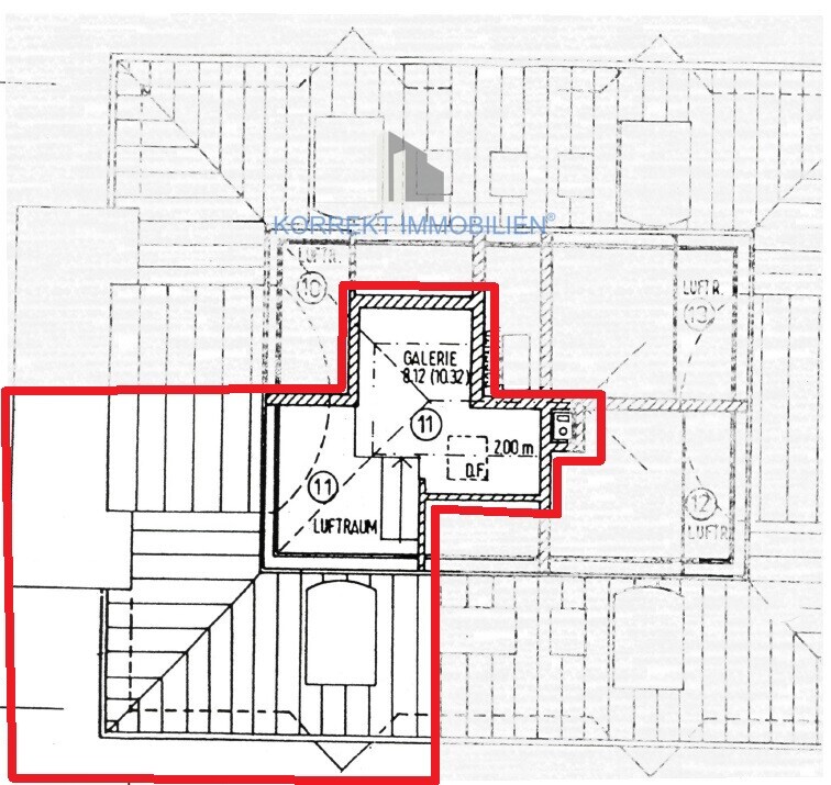 Grundriss DG Dachgeschosswohnung Dresden