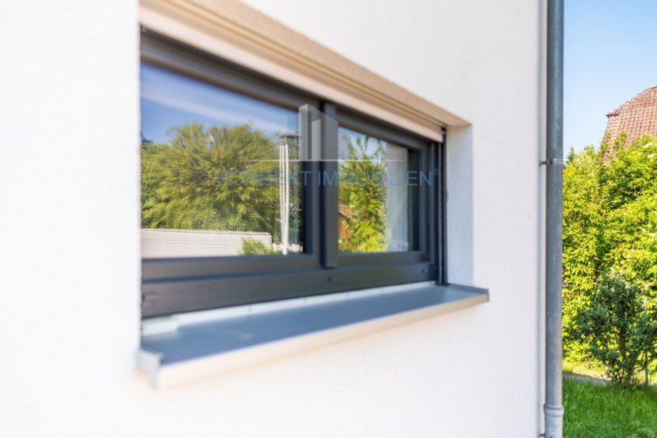 Detail Fensteransicht Einfamilienhaus Radebeul