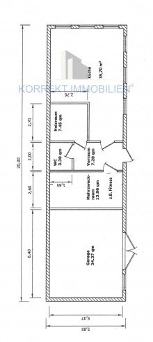 Grundriss Nebengeb�ude - Ursprung Exklusives Architektenhaus mit ausgebautem Wohnnebengeb�ude auf 4.341 m� Traumgrundst�ck in Radebeul | W�rmepumpe | 2 Kamine | Carport |moderne Ausstattung