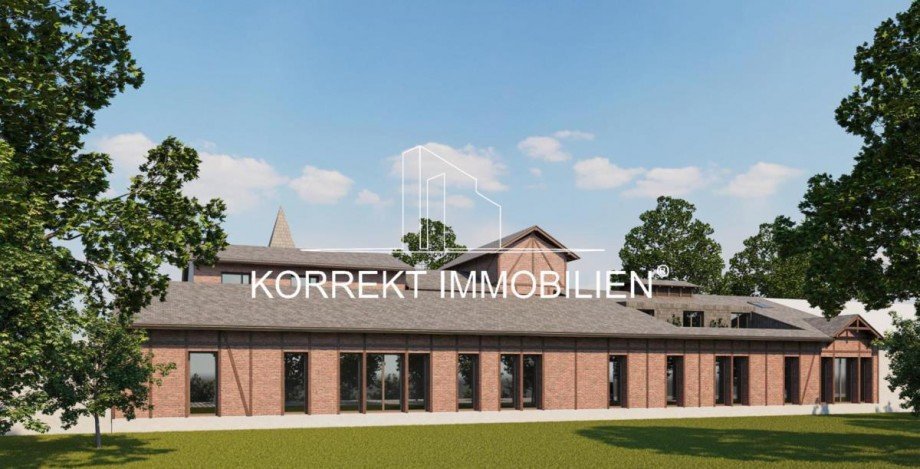 Visualisierung R�ckansicht Mehrfamilienhaus Dresden